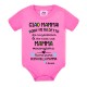 Body bodino neonata bimba PERSONALIZZATO CON IL NOME Buona prima festa della mamma! Fucsia!