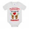 Body bimbo e bimba Volete essere i miei padrini? Personalizzato con nomi! Zio e zia, nonno e nonna, scrivi quello che vuoi!