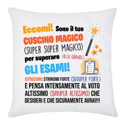 Federa per cuscino Super magica per superare gli esami alla grande! Idea regalo per studente!