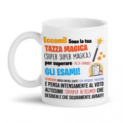 Tazza mug 11 oz Super magica per superare gli esami alla grande! Idea regalo per studente!