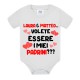 Body bimbo bimba neonato neonata Volete essere i miei padrini? Personalizzato con i nomi! Cuoricini!