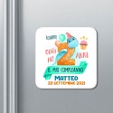 Set x 10 calamite Dinosauro oggi ho 2 anni, compleanno bimbo e bimba! Personalizzate con nome e data!