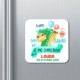 Set x 10 calamite Dinosauro oggi ho 7 anni, compleanno bimbo e bimba! Personalizzate con nome e data!