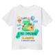 T-shirt bimbo e bimba Dinosauro oggi ho 3 anni, festa di compleanno! Personalizzata con nome e data!