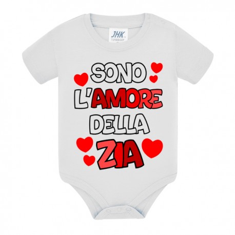 Body bimbo bimba Sono l'amore della zia! Idea regalo divertente!
