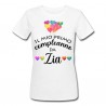 T-shirt donna Il mio primo compleanno da Zia, palloncini, idea regalo!