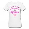 T-shirt donna Il mio primo compleanno da Nonna, palloncini pink hearts, idea regalo!