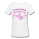 T-shirt donna Il mio primo compleanno da Zia, palloncini pink hearts, idea regalo!