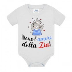 Body bimbo neonato Sono l'amore della zia, orsetto baby!