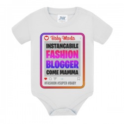 Body bimba Instancabile fashion blogger come mamma! Personalizzato con il nome!