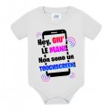 Body bimbo bimba Giù le mani, non sono un touchscreen! Idea regalo divertente!