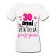 T-shirt donna compleanno 30 anni l'età della perfezione! Idea regalo trent'anni!