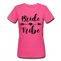 T-shirt donna Bride tribe, addio al nubilato, tribù della sposa!