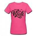 T-shirt donna Team Bride anello della sposa, addio al nubilato, team delle amiche!