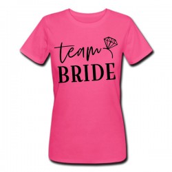 T-shirt donna Team Bride diamante anello della sposa, addio al nubilato, team delle amiche!