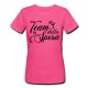 T-shirt donna Team della Sposa drink, addio al nubilato, team bride amiche!