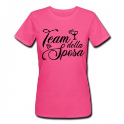 T-shirt donna Team della Sposa drink, addio al nubilato, team bride amiche!