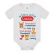 Body bimba neonata Ciao! Animaletti dolci, personalizzato con nome, data e ora di nascita, peso e lunghezza!