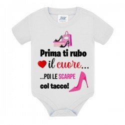Body bimba Prima ti rubo il cuore, poi le scarpe col tacco!