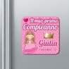 Set x 10 calamite Il mio primo compleanno Principessa, personalizzate con nome e data! Rosa!