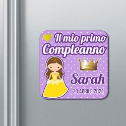 Set x 10 calamite Il mio primo compleanno Principessa, personalizzate con nome e data! Lilla!