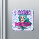 Set x 10 calamite Primo compleanno 1 anno Sirenetta, personalizzate con il nome!