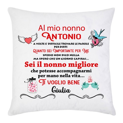 ma Le più Importanti Mi Chiamano Nonno fashwork Cuscino Divertente Alcune Persone Mi Chiamano per Nome Idea Regalo Dimensioni 40x40 cm 