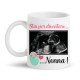 Tazza mug 11 oz Stai per diventare nonna! Personalizzata con foto ecografia bimbo o bimba in arrivo, annuncio gravidanza!
