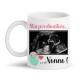Tazza mug 11 oz Stai per diventare nonno! Personalizzata con foto ecografia bimbo o bimba in arrivo, annuncio gravidanza!