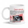 Tazza mug 11 oz Caro nonno non vedo l'ora di conoscerti! Personalizzata con prima ecografia, annuncio gravidanza!