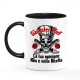 Tazza mug 11 oz color nera Gangster Chef, la tua opinione non è nella ricetta! Divertente idea regalo per cuoco!