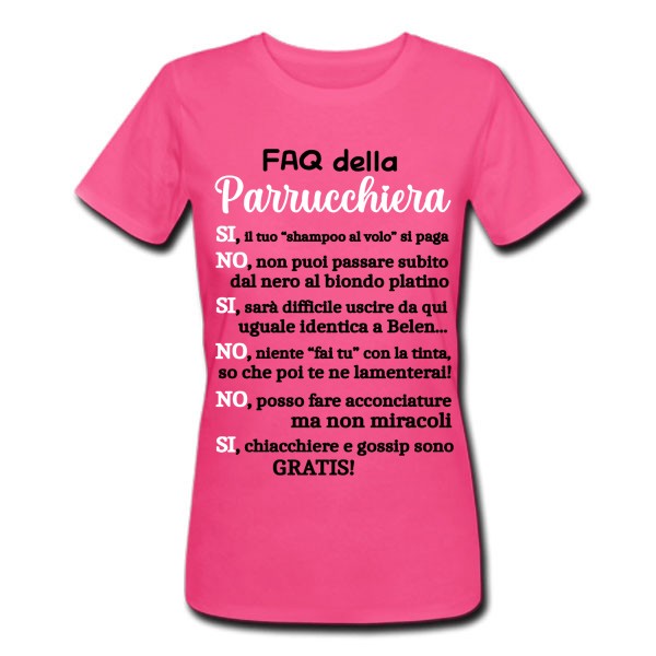 T-Shirt Maglietta Donna FAQ della CASSIERA risposte Divertenti a Domande  irritanti, Divertente Idea Regalo addetta