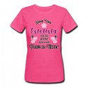 T-shirt donna Sono una Estetista, ora sai perché sono così fuori di testa! Fucsia!