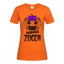 T-shirt donna Mamma Zucca, idea regalo divertente per festa di Halloween in famiglia!