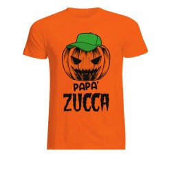 T-shirt uomo Papà Zucca, idea regalo divertente per festa di Halloween in famiglia!