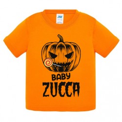 T-shirt bimbo e bimba Baby Zucca, idea regalo divertente per festa di Halloween in famiglia!