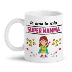Tazza mug 11 oz Io amo la mia Super Mamma! Idea regalo divertente!