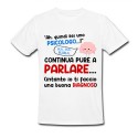 T-shirt uomo Continua pure a parlare, intanto ti faccio una buona diagnosi! Psicologo!