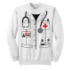 Felpa Unisex Uomo o Donna Finto Camice Dottore, Personalizzata con Nome, Medico, Idea Regalo Laurea in Medicina!