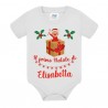 Body neonato neonata Il Primo Natale, personalizzato con il nome di bimbo o bimba! Idea regalo 1° Natale in famiglia! 