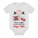 Body neonato Consegna speciale di Natale, pacco regalo futuro papà, personalizzato con nome! Annuncio sorpresa gravidanza! 