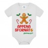 Body neonato bimbo Appena Sfornato! Personalizzato con il nome! Biscotto di zenzero Natale gingerbread cookie zenzy!