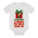 Body neonato neonata Quest'anno il regalo più bello sono io, personalizzato con nome di bimbo o bimba! Pacco regalo di Natale! 