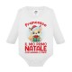  Body neonato neonata manica lunga Il mio primo Natale, personalizzato con nome di bimbo o bimba! Volpe!