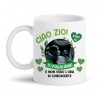 Tazza mug 11 oz Ciao zio non vedo l'ora di conoscerti! Personalizzata con ecografia bimbo bimba in arrivo, annuncio gravidanza!