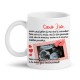 Tazza mug 11 oz Caro zio non vedo l'ora di conoscerti! Personalizzata con ecografia bimbo bimba in arrivo, annuncio gravidanza!
