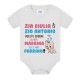 Body pagliaccetto neonato, bimbo, Zia e Zio volete essere la mia Madrina e il mio Padrino? PERSONALIZZABILE CON I NOMI!