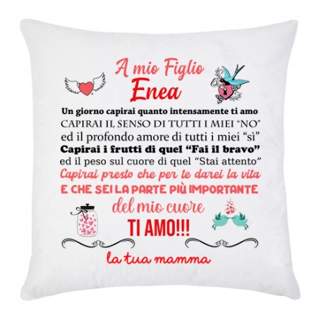 Federa A mio Figlio, sei la parte più importante del mio cuore, la tua mamma, PERSONALIZZATA CON IL NOME!