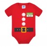 Body neonato bimbo Piccolo Aiutante di Babbo Natale, Personalizzato con il nome! Rosso, idea regalo natalizia!
