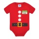 Body neonata bimba Piccola Aiutante di Babbo Natale, Personalizzato con il nome! Rosso, idea regalo natalizia! 